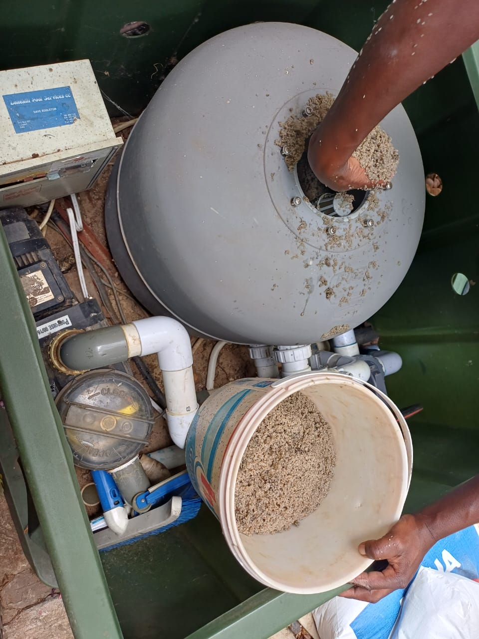Filter Sand Change